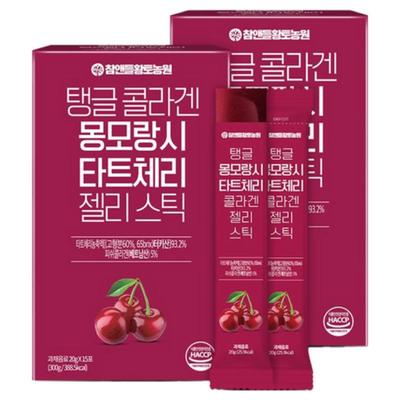 Chamndle Htfarm Hwangto Farm Tangy Collagen Montmorency Tart Cherry Jelly Stick 15p*2 EA
