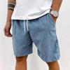 Europäisch-Amerikanische Herren Retro Cord Kordelzug Shorts - Sommer Lässig Sport Style