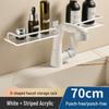 Aluminum Wall-Mounted Bathroom Storage Shelf