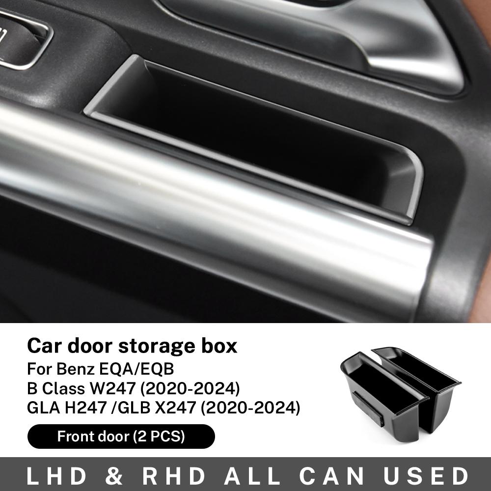 Car Door Storage Box for Mercedes Benz GLA GLB B Class H247 X247 W247 EQA EQB 2020-2025 2025 2025 Phone Card Holder Acessorios