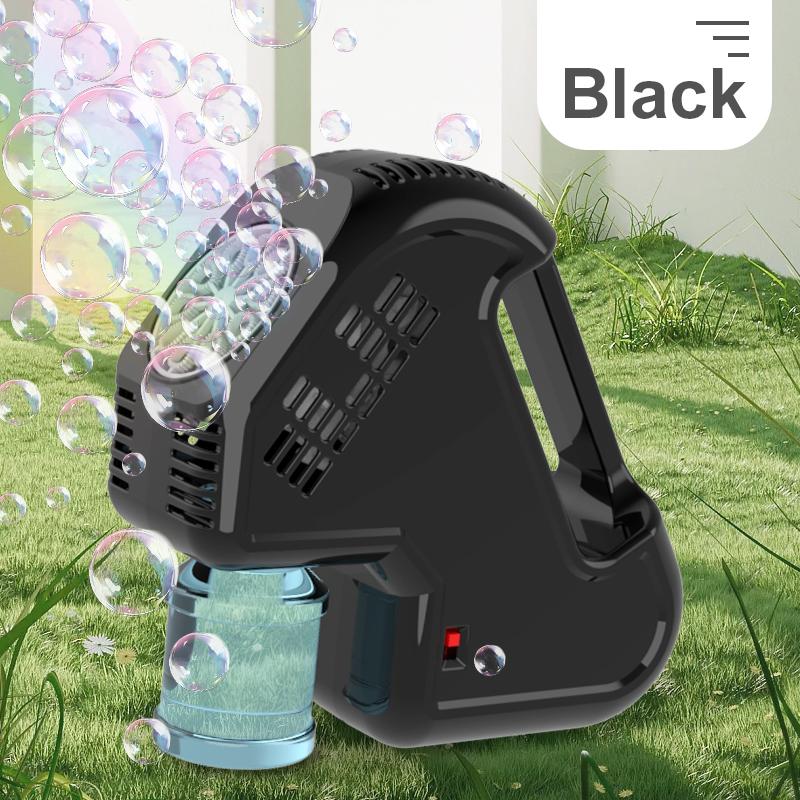 Knyysecq Ручная световая машина для мыльных пузырей Игрушка Детская игра на свежем воздухе Машина для мыльных пузырей без батареек Вода для мыльных пузырей