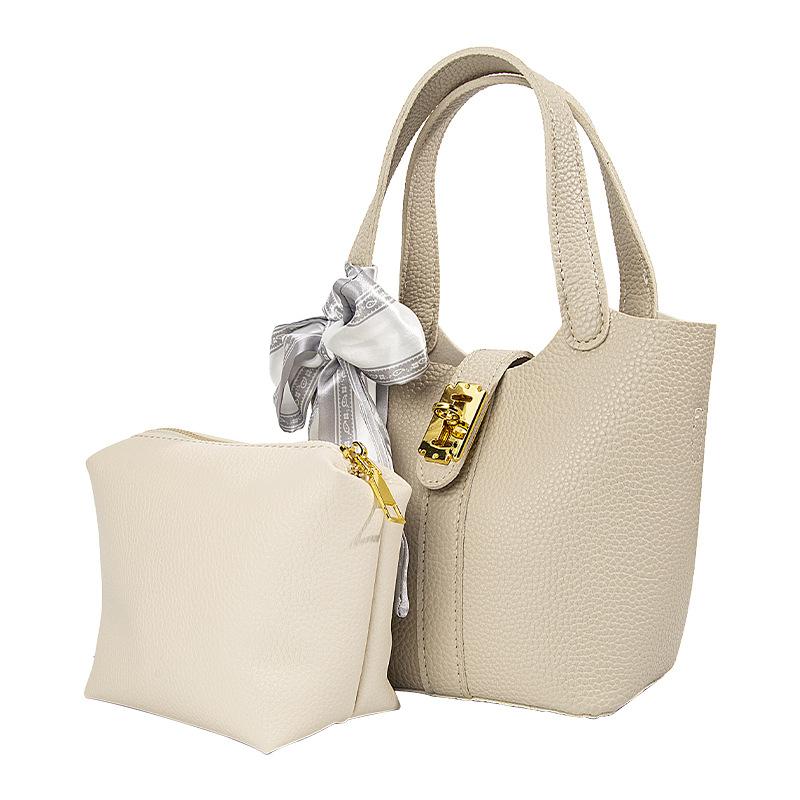 Autumn and Winter Boston Fashion Bucket Buns, Mother Bags, Hand Bills, Shoulder Crossbody Women's Bags, Silk Scarves, Tote Bags