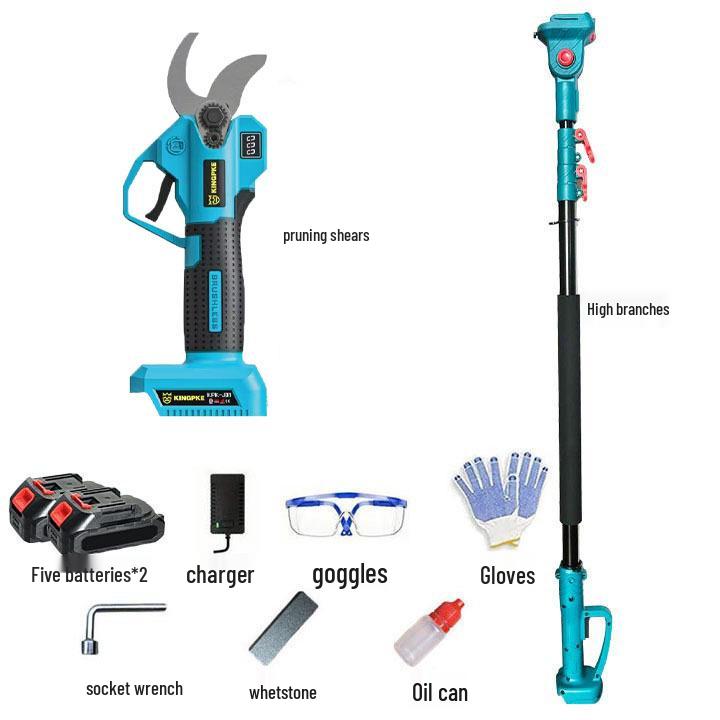 Rechargeable Handheld Lithium Chainsaw: Cross-border Electric High-Altitude Pruner for Woodworking & Garden Logging