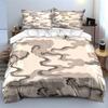 Gray Cloud Pattern Bedding Set Bedding Set (1 Duvet Cover, 2 Pillowcases, Duvet Not Included)