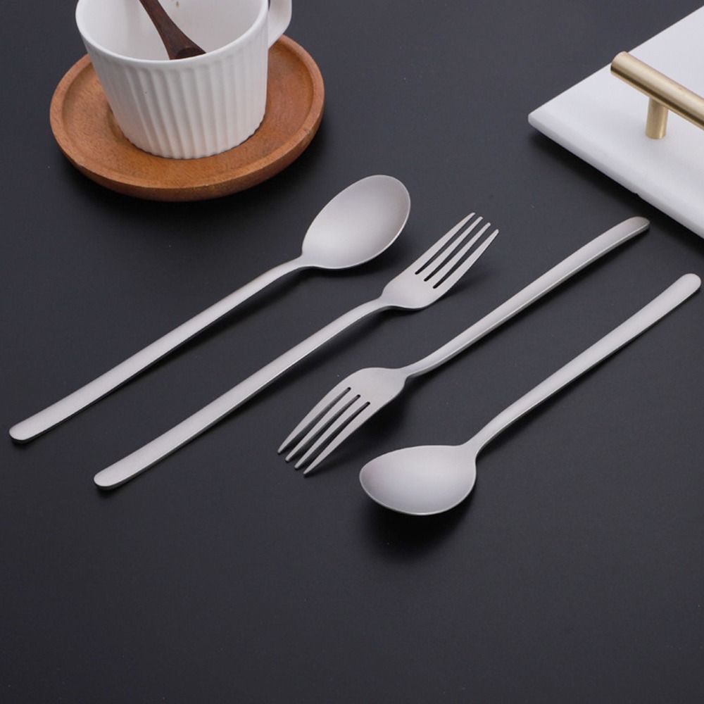 Portable Titanium Spoon Environmental Cutlery Fork Chopsticks Outdoor Camping Fork  Outdoor Tool