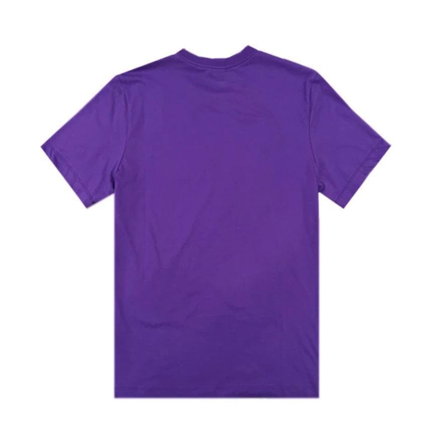 Nike Letter Logo Print Crew Neck Straight Cut Short Sleeve T-Shirt American Vintage Men T-Shirts Purple CT0467-516