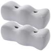 Adelphos Knee Foot Memory Height Foot Knee Cushion for HM2 of Pillow, Pillow, Foam, Adjustable, W-Shaped, Rest, Sleeping, (Set 2)