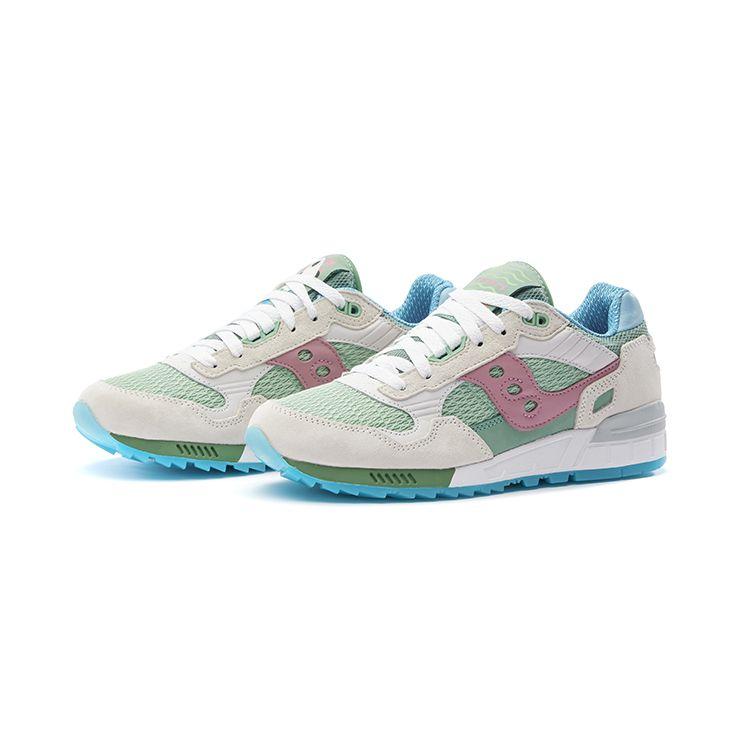 SAUCONY Shadow 5000 Galapagos - Blue Footed Booby Unisex Sneakers Green White Multi S70743-1
