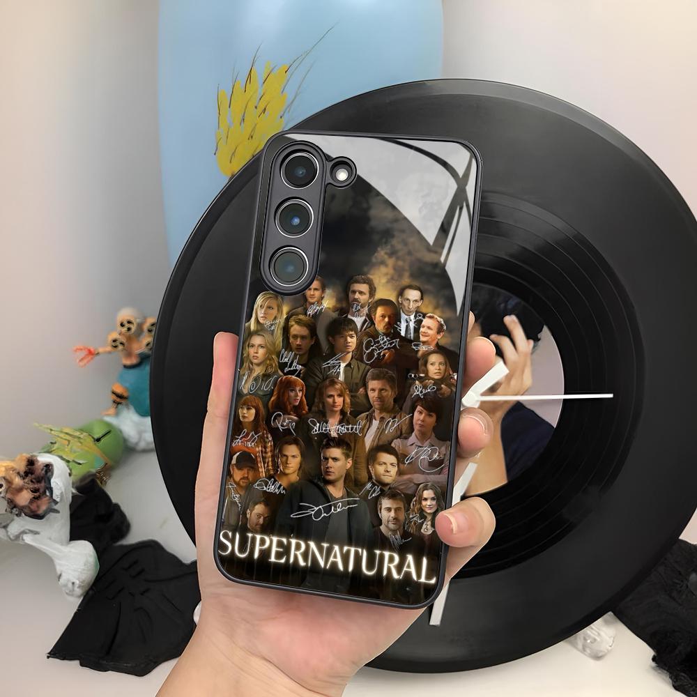 

Чехол для телефона Supernatural TV для Samsung Galaxy S25 S24 S23 S22 S20 S21 Note20 Ultra Plus Fe Цветной Серебристый Чехол Samsung S24