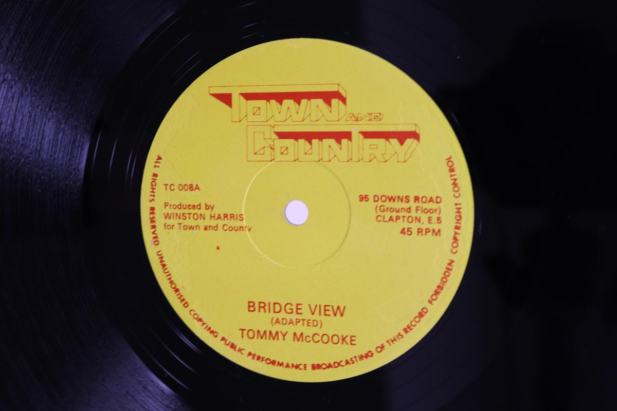 

12inch Record TOMMY MCCOOKE Bridge View Coming Home TC008 TOWN AND COUNTR UK Reggae Ska Dub Used