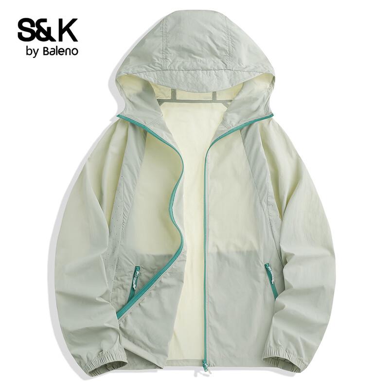 Baleno S&K Men s Lightweight UV Protection Hooded Jacket S
