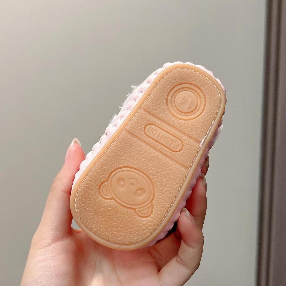 Winter-Babyschuhe: Weiche Gummisohle, Warme Samt-Baumwollstiefel für 0-12 Monate