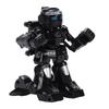 Remote Control Fighting Robot Toy Fun RC Ejecting Battle Robot Support 2 Player with Light Sound Effects Black