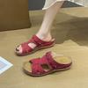 Anti-slip Shoes, Large Size, Platform Heels, Women's Lightweight Slippers with Soles