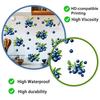 Watercolor Fruit Wall Stickers Blueberry Decals, Peel And Stick Fruits Stickers, Removable Boho Home Decor Art for Baby Nursery, Kids Bedroom, Living
