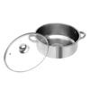 5 Tier Stainless Steel Steamer Cooker Steam Pot Kitchen Food Cooking Glass Lid DIY Placement for Steaming and Cooking Fish