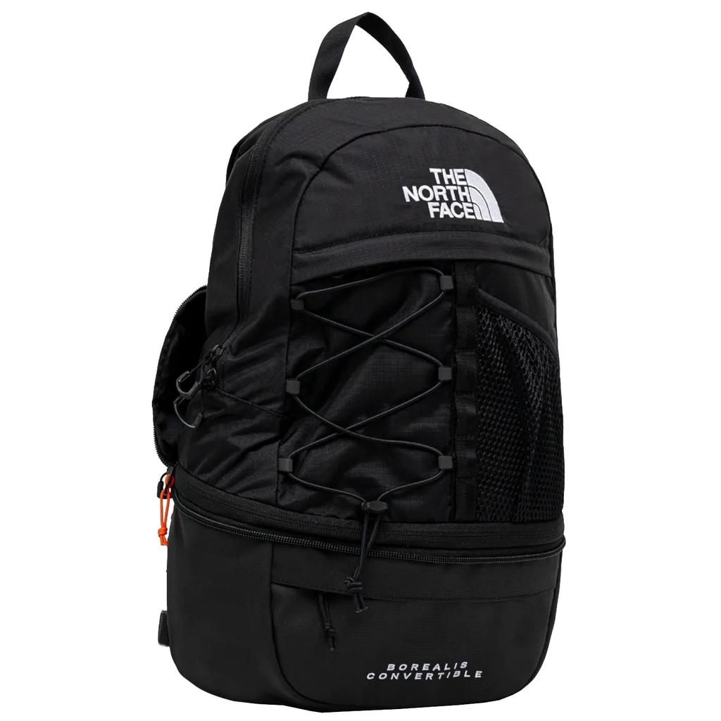 The North Face Borealis Convertible Rucksack, Unisex schwarzer Rucksack