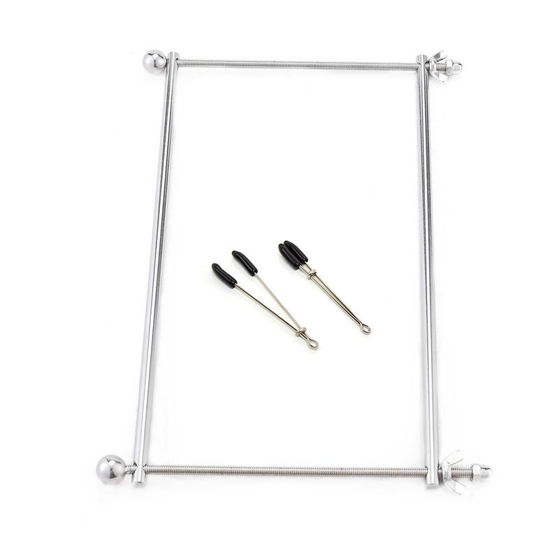 Heavy Steel Rack Compactor Breast Bondage  Hard Tit Restraints Metal Nipple Clamps Female Adult Sex Toy for Women