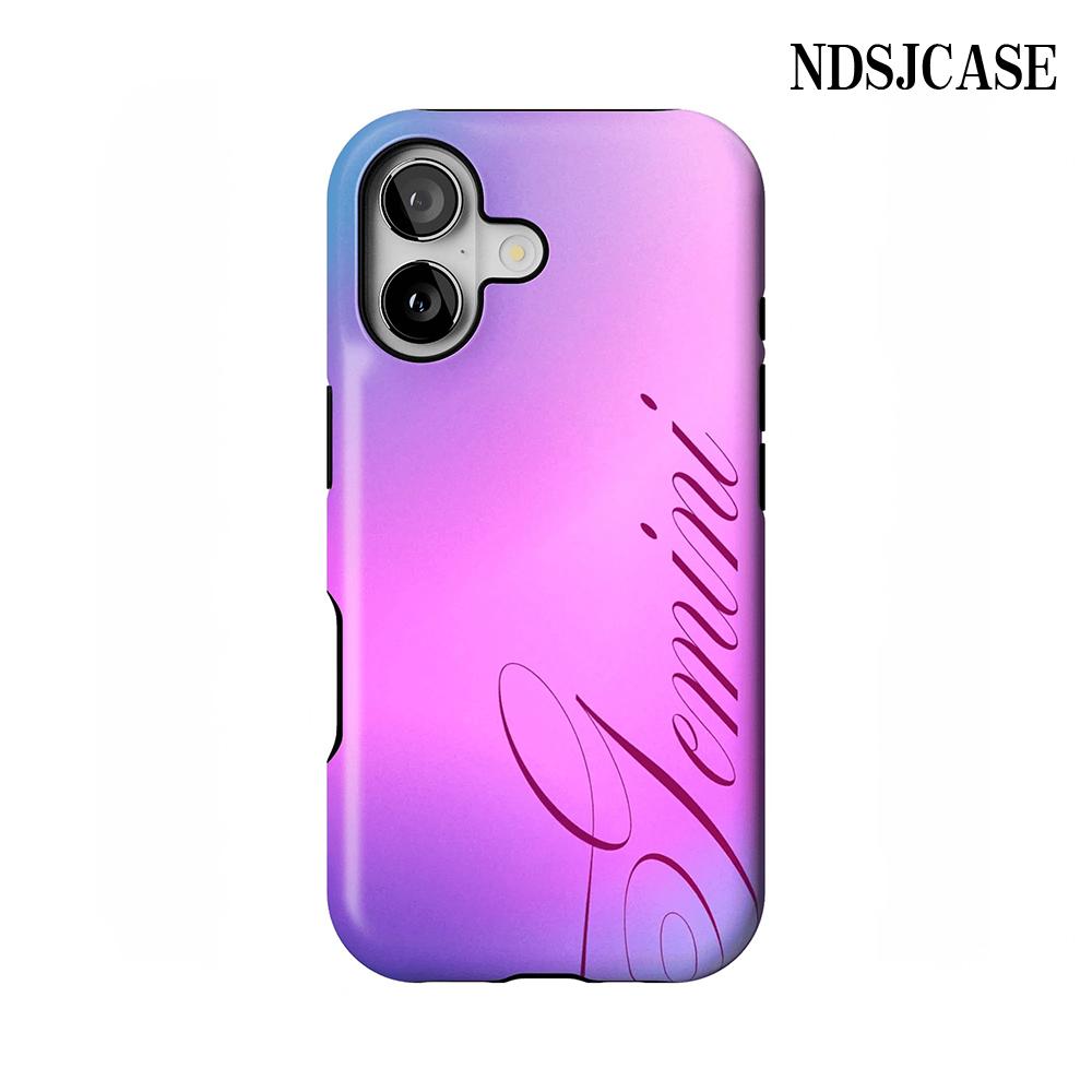 

Чехол для телефона для iPhone 17 16 15 14 13 12 11 X XS XR XSMAX 7 8 Air Pro Max Plus Роскошная двухслойная задняя крышка Близнецы iPhone 17