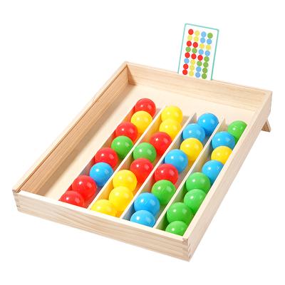 Colorful Sorting Ball Toy - Enhances Observation Hand-Eye Coordination and Logical Thinking Wooden Educational Sensory Toy