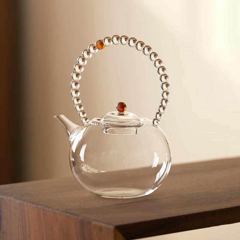 Diller Heat-Resistant Glass Teapot