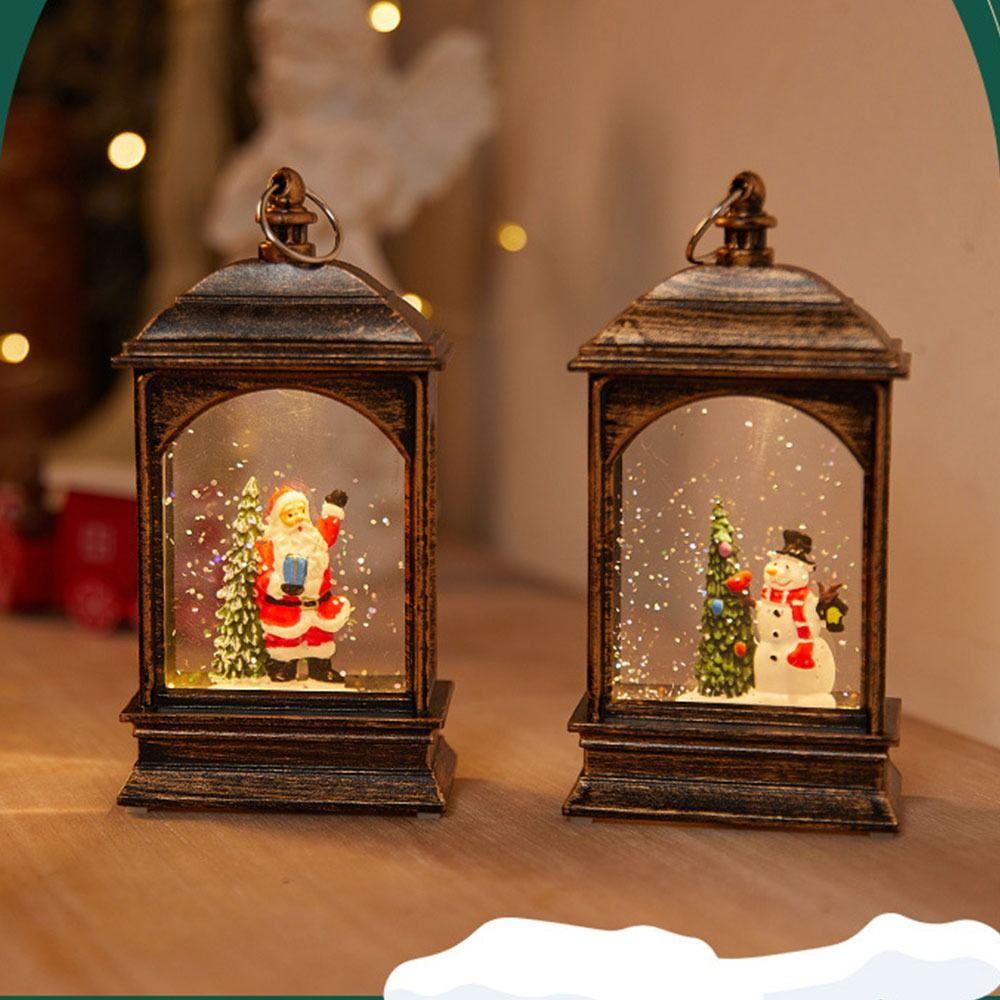 LED Lights Christmas Lantern Multicolor Christmas Decoration Christmas Wind Light Party Supplies