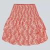 2023 Women's Pleated Ruffle Mini Skirt - Floral Print, 13 Colors Available