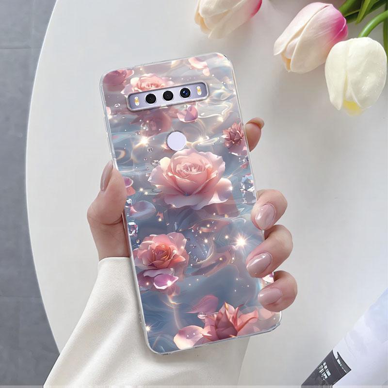 

For TCL 10 SE 10 Lite 10L Case Luxury Phone Case For TCL 10Lite 10L Marble Butterfly Flower Clear Soft Silicone Protective Cover TCL 10 Lite