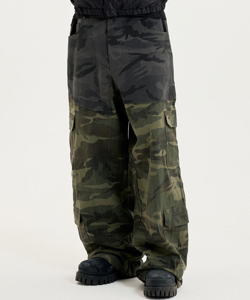 Denawo Double Layered Cargo Pants (Khaki)