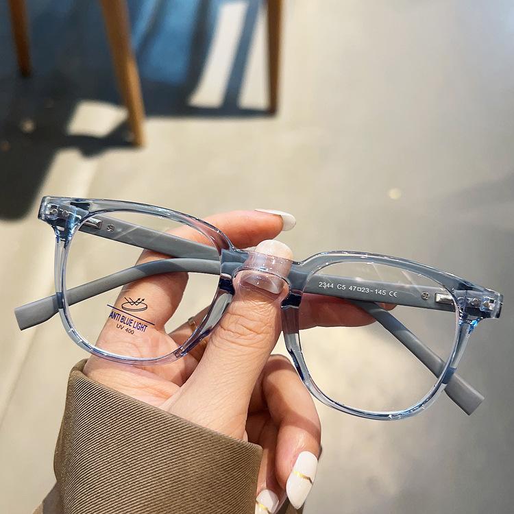 Fashion Clear Green Square Blue Light Filter Reading Glasses Women Men TE90 Rivets Eye Protection Computer Presbyopia Eyeglasses