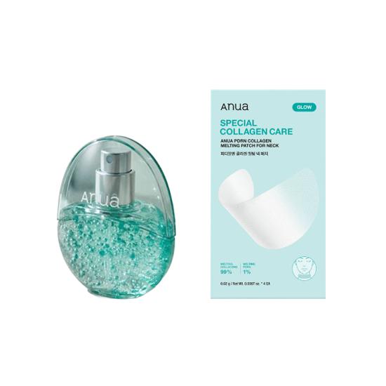 Anua PDRN Kyselina Hyaluronová Kapslový Sprej (30 ml, 100 ml)  Náplasti na krk 4 ks, Náplasti na nosoretní rýhy a tváře 4 ks (15 Možnosti)