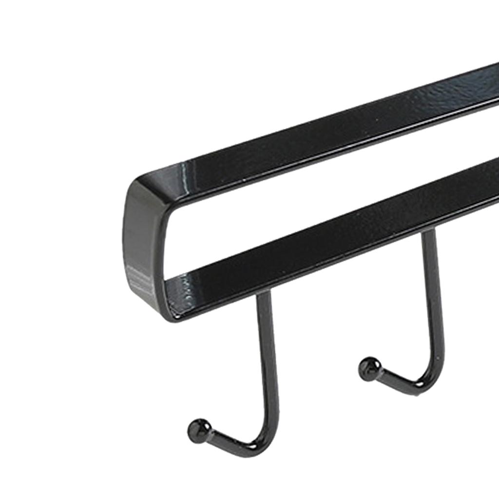Tassenhalter Unterschrank Eisen Ohne Bohren Unter Regal 6 Haken Tassenorganisator Aufhänger für Küche