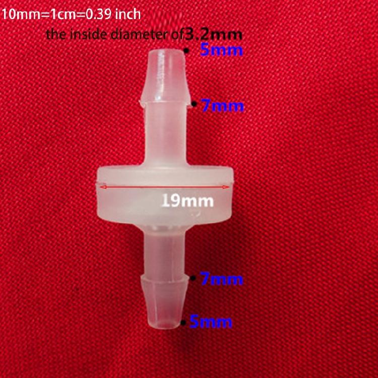 5/6/7/8mm/5-M10 Plastic One Way Inline Check Val Ve Gas Air Liquid Water Petrol