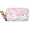 Hatayama Shoji Sanrio Smart Key Case Pastel Marine My Melody X Penguin Collaboration Design with Retractable Reel Car Key Case with Carabiner Cute