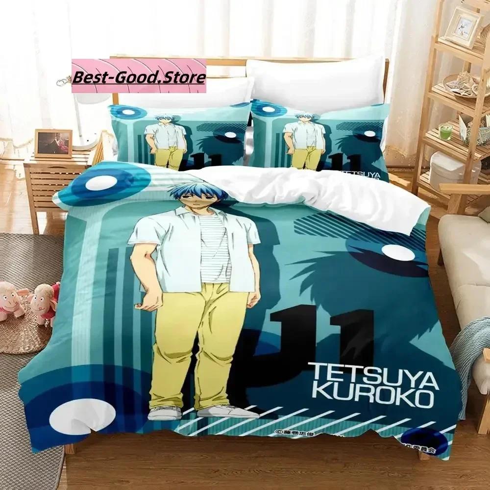 Comforter Kuroko'S Basketball Bedding Set Single Twin Full Queen King Size Bed Set Aldult Kid Bedroom S 3D Print Anime