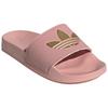 new Adidas Originals Adilette Lite Slides Wonder Mauve Matte Gold Women's