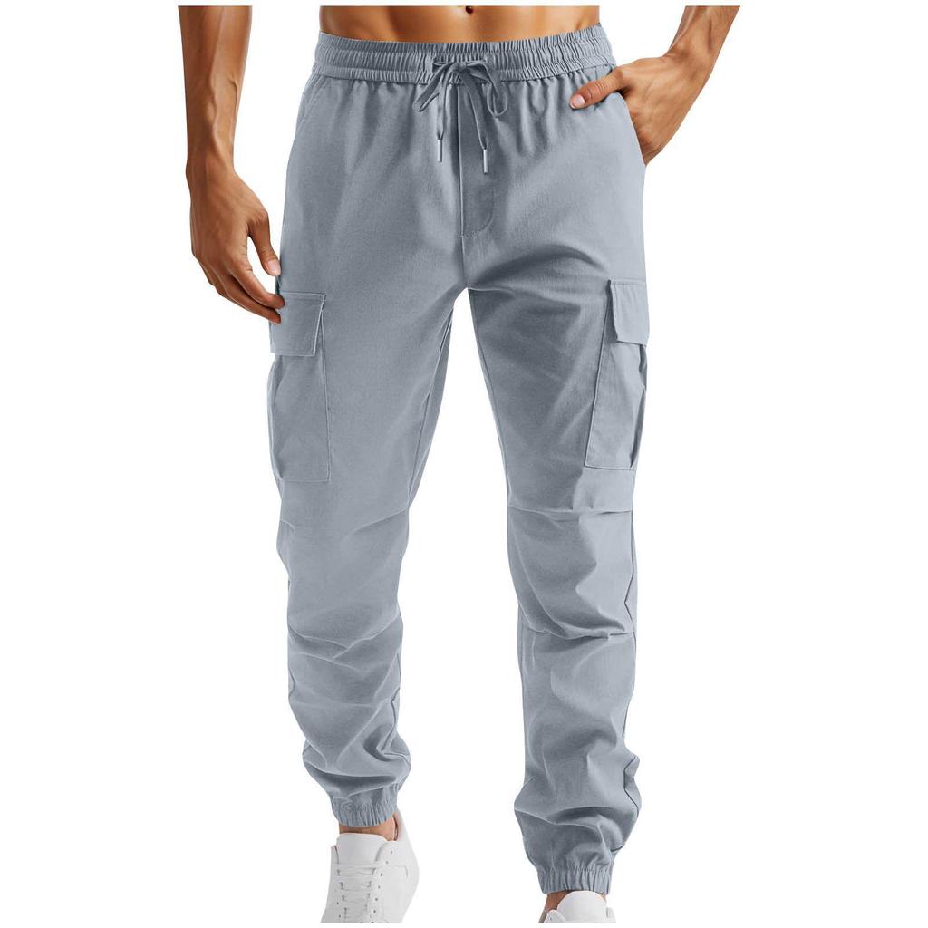 Pantalon de Sport Cargo d'Extérieur Multi-Poches pour Homme 2024 - Fitness & Course à Pied