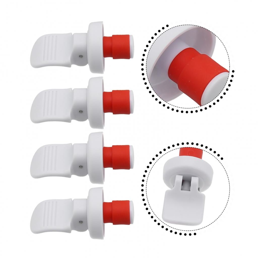 Hand Press Wine Bottle Stopper with Airtight Seal Cap for Beverage Preservation