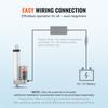 Linear Actuator 12V 4 Inch High Load 330lbs/1500N 0.19"/s IP54 Protection