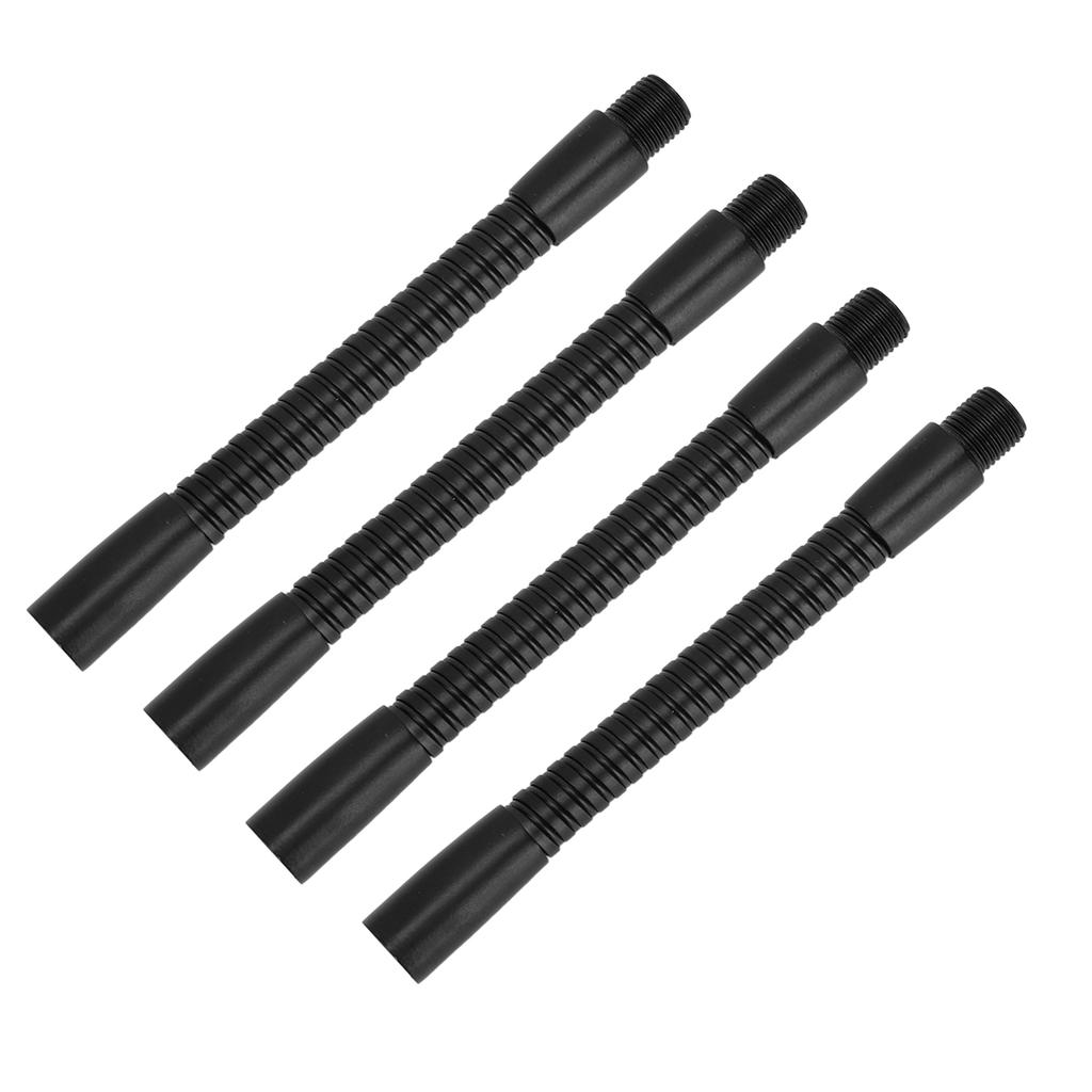 4 Pcs Gooseneck Lamp Hose Aluminium 10mm Caliber Flexible Table Desk Lamp Hose Lighting Fittings