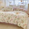 Cotton Bedding Set Duvet Cover with Pillowcases Bedclothes Comforter covers Sets Duvet Cover Queen Size with Pillow cover