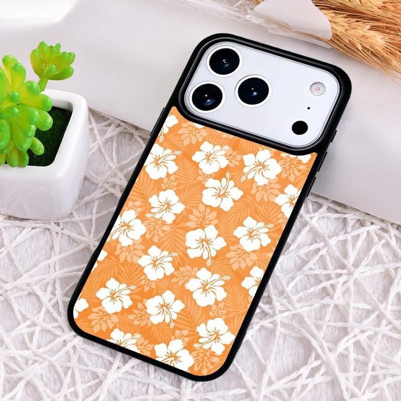 Hawaiian Ornament Phone Case for iPhone 17 Air 16 15 11 12 14 13 Pro Max Shockproof Cover