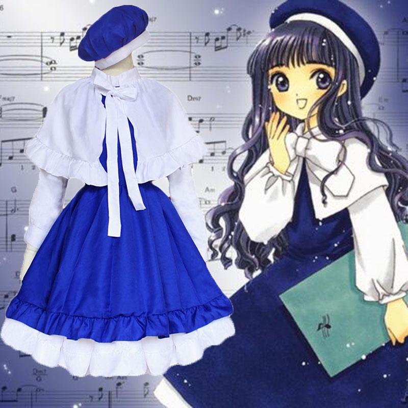Elegant Card Captor Sakura Daidouji Tomoyo Costume Featuring Breathable Materials