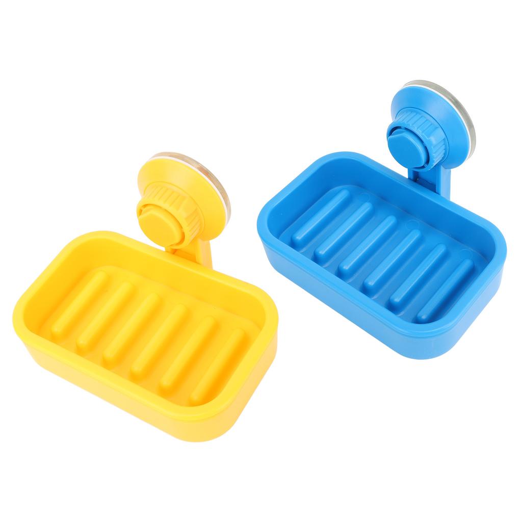 Suction Soap Dish Load Capacity 3KG Self Draining No Drilling Detachable Suction Wall Mounted Soap H