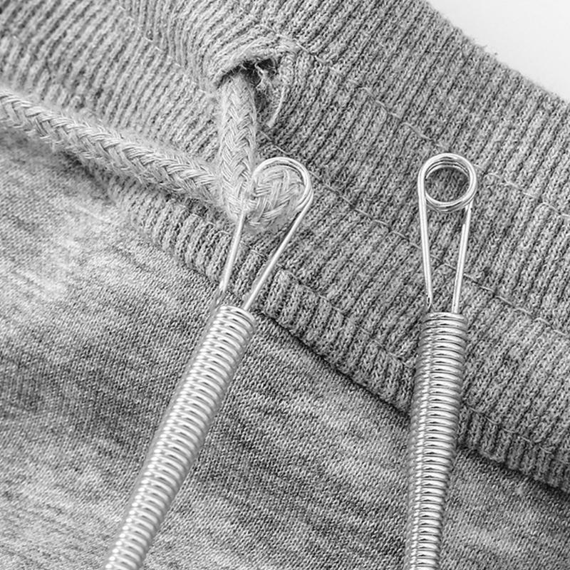 Bendable Steel Cord Threading Tool For Drawstring Spring Threader Clip Flexible String Puller Home Sewing Essential