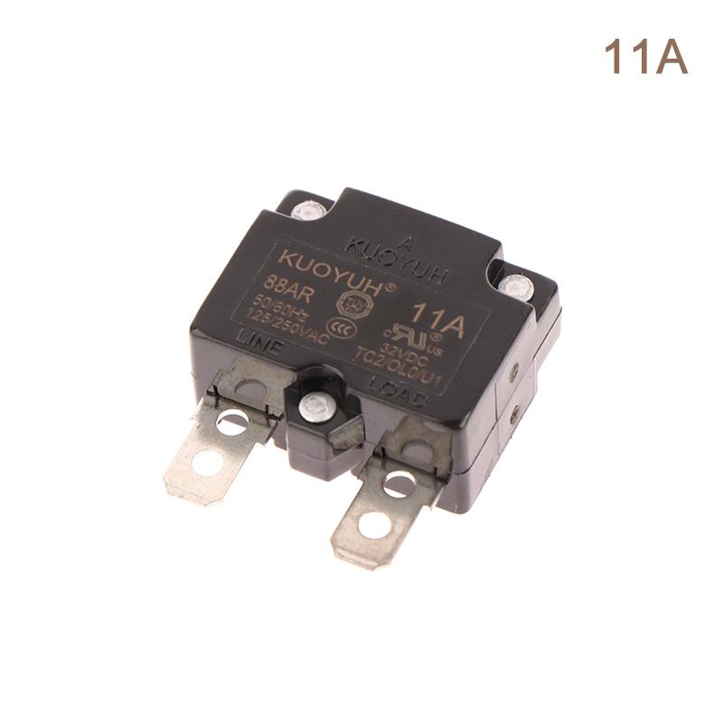 1Pc  88Ar 3A 4A 5A 7A 8A 10A 15A 20A 25A Automatic Reset Circuit Breaker Overload Switch Over Current Protector