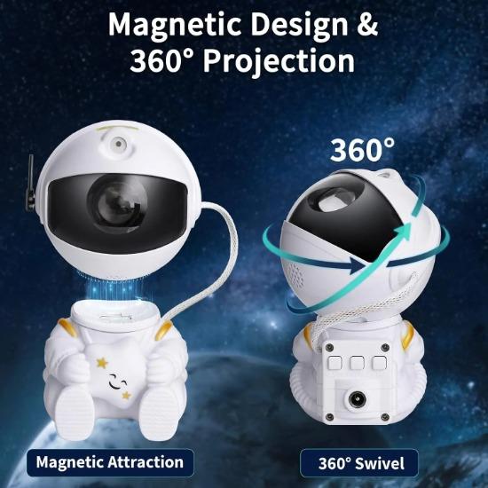 Galaxy Star Astronaut Projector Light Starry Sky Porjectors Lamp Nebula LED Night Light Gift Decoration Bedroom Room