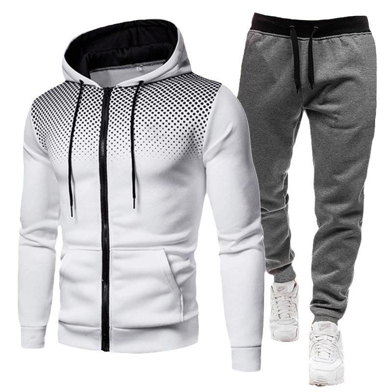 Unisex 3D Digital Print Fleece Hoodie & Sweatpants Set 2023