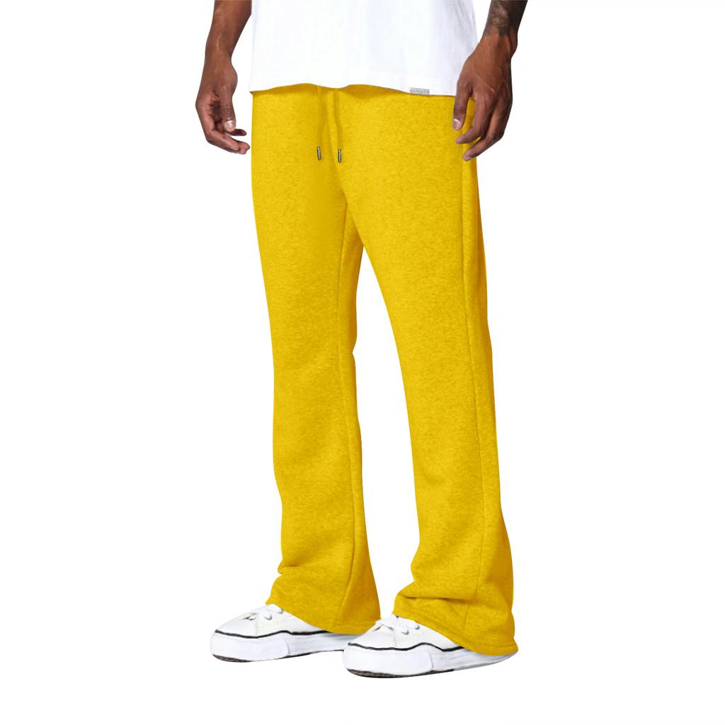 Men's Solid Color Loose Wide Leg Sweatpants Men's Casual Fashion Sweatpants