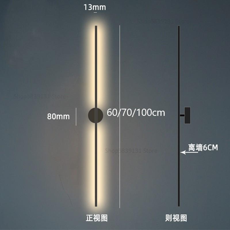 Nordic Luxury Line Wall Light Modern Living Room Luxury Wall Decoration LED Wall Light Corridor Bedroom Lighting Fixtures